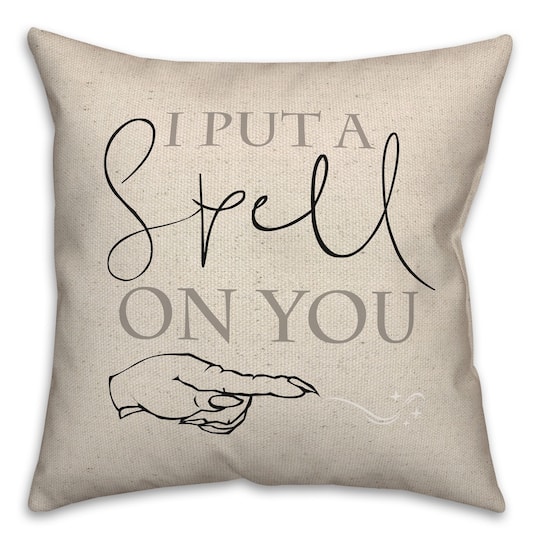 I Put A Spell On You Hand Throw Pillow